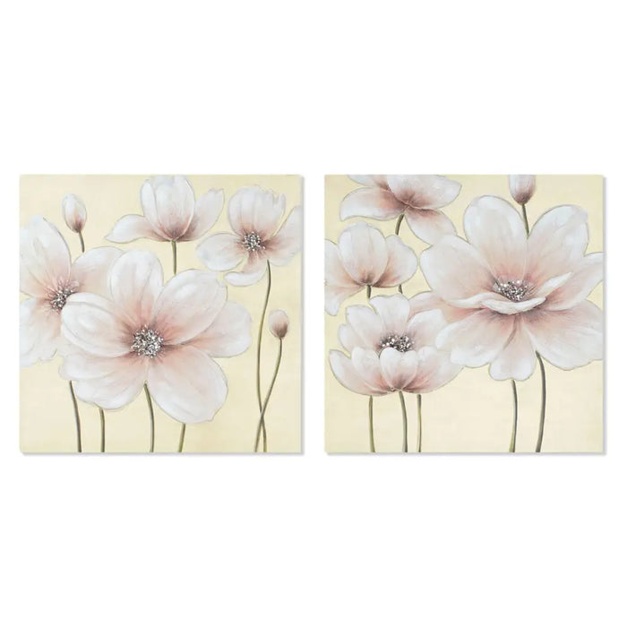 Пластно Home ESPRIT Пластно Дървен MDF 80 x 3 x 80 cm 80 x