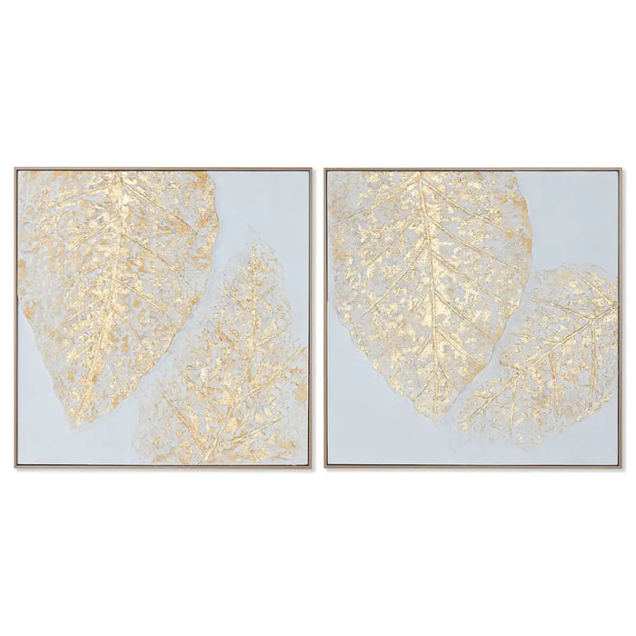 Пластно Home ESPRIT Пластно Дървен MDF 82 x 4,5 x 82 cm