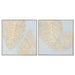 Пластно Home ESPRIT Пластно Дървен MDF 82 x 4,5 x 82 cm