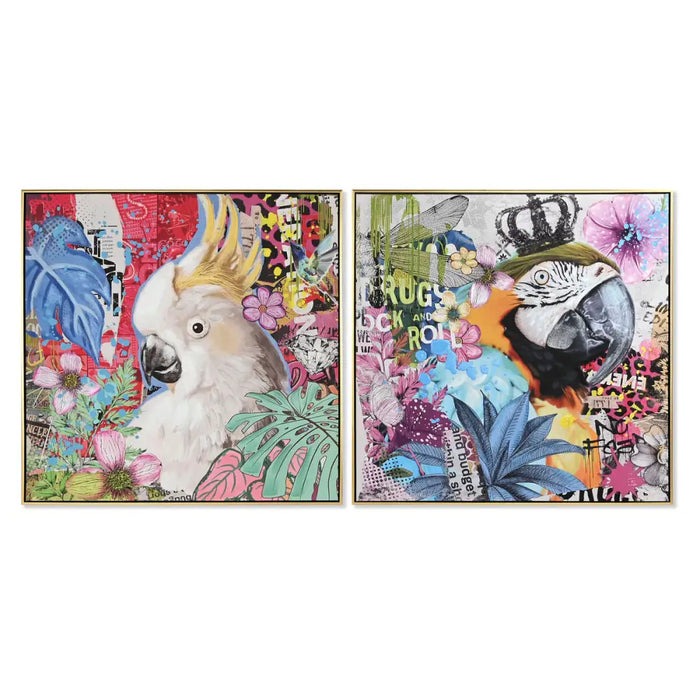 Пластно Home ESPRIT Ела полистирен Пластно 82 x 4,5 x 82 cm