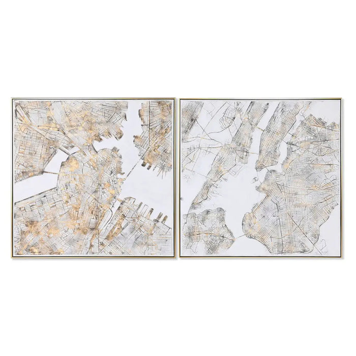 Пластно Home ESPRIT полистирен Пластно 102 x 4,5 x 102 cm
