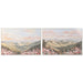 Пластно Home ESPRIT Син Зелен Планина 120 x 3,5 x 80 cm (2