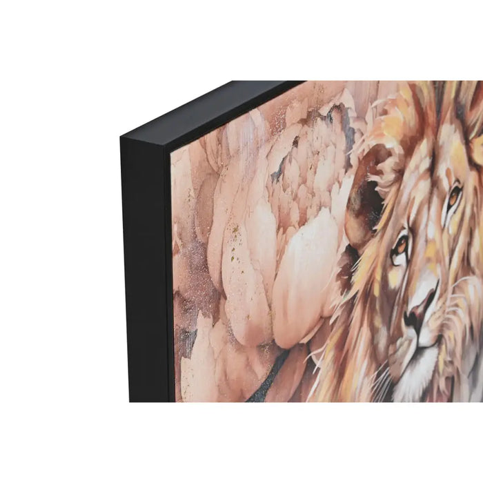Пластно Home ESPRIT Слон Лъв Модерен 102 X 4 X 102 CM (2