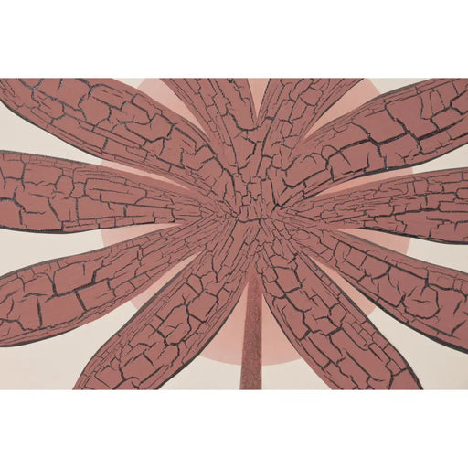 Пластно Home ESPRIT Зелен Оранжев Палми Колониален 63 x 4,5