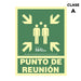 Плакат Normaluz Punto de reunión PVC 22,4 x 30 cm