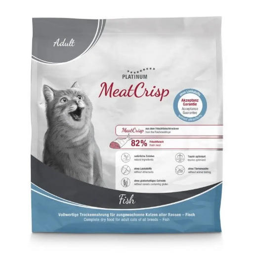 PLATINUM MeatCrisp Adult Fish - суха храна за котки - 400