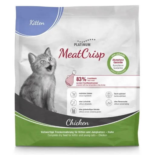 PLATINUM MeatCrisp Kitten Chicken - суха храна за котки