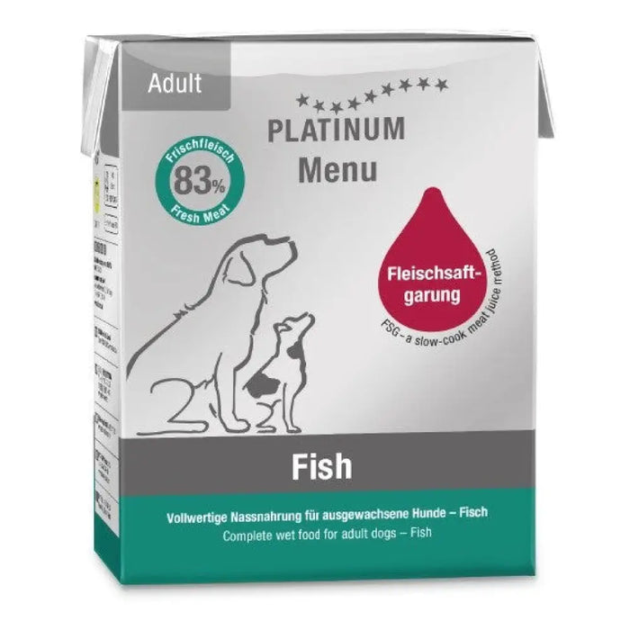 PLATINUM Menu Adult Fish - мокра храна за кучета - 375
