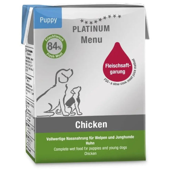 PLATINUM Menu Puppy Chicken - мокра храна за кучета - 185