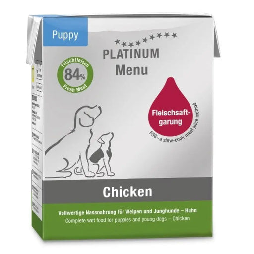 PLATINUM Menu Puppy Chicken - мокра храна за кучета - 375