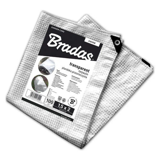 ПЛАТНИЩЕ/БРИЗЕНТ 2X3M ПРОЗРАЧНО BRADAS PLC1002/3