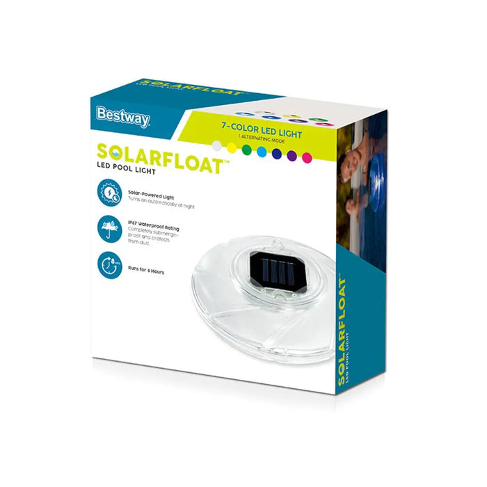 Плаваща соларна лампа за плувни басейни Bestway Ø 18 cm (1