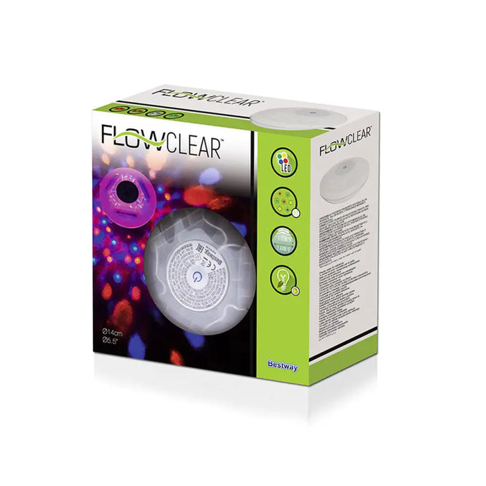 Плаваща соларна лампа за плувни басейни Bestway Ø 14 cm (1