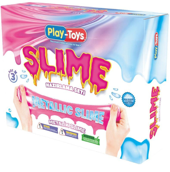 Творчески комплект Play-Toys - Направи си слайм, Metallic