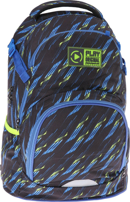 Ученическа ергономична раница Play Apollo Mini - Military Green
