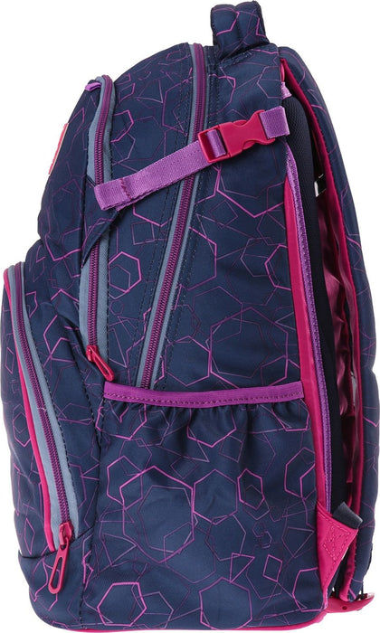 Ученическа ергономична раница Play Apollo Mini - Rhomboid Pink