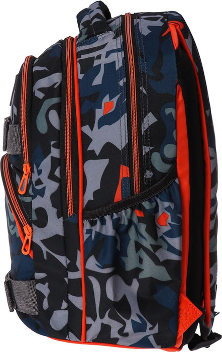Ученическа ергономична раница Play Dexter Mini - Military Grey