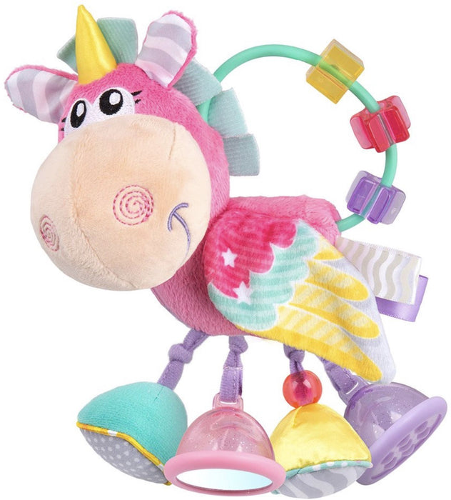Бебешка дрънкалка Playgro - Еднорог, розова