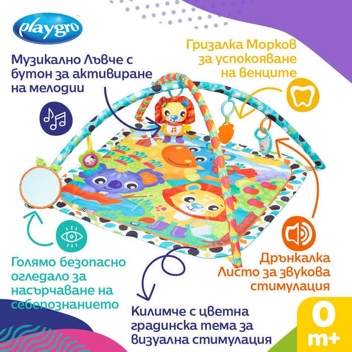 Музикална активна гимнастика Playgro - Веселата градина