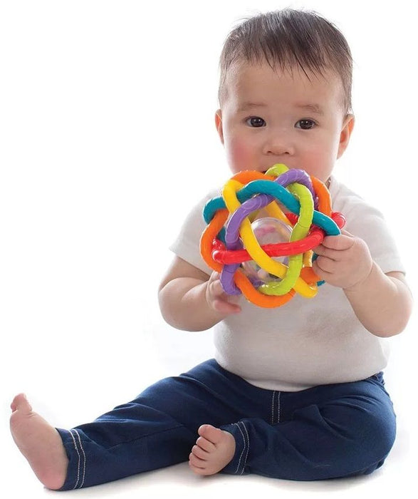 Бебешка играчка Playgro - Топка, Плетеница