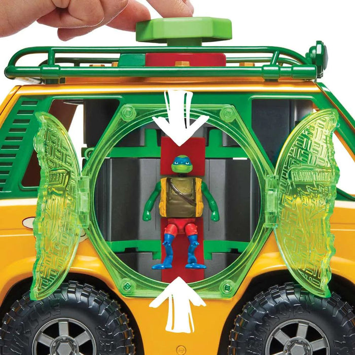 Игрален комплект Playmates TMNT - Станция за мутация ван, с фигурки