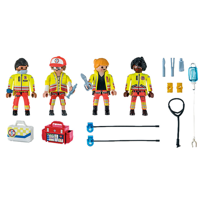 Playset Playmobil 71244 City Life Rescue Team 25 Части