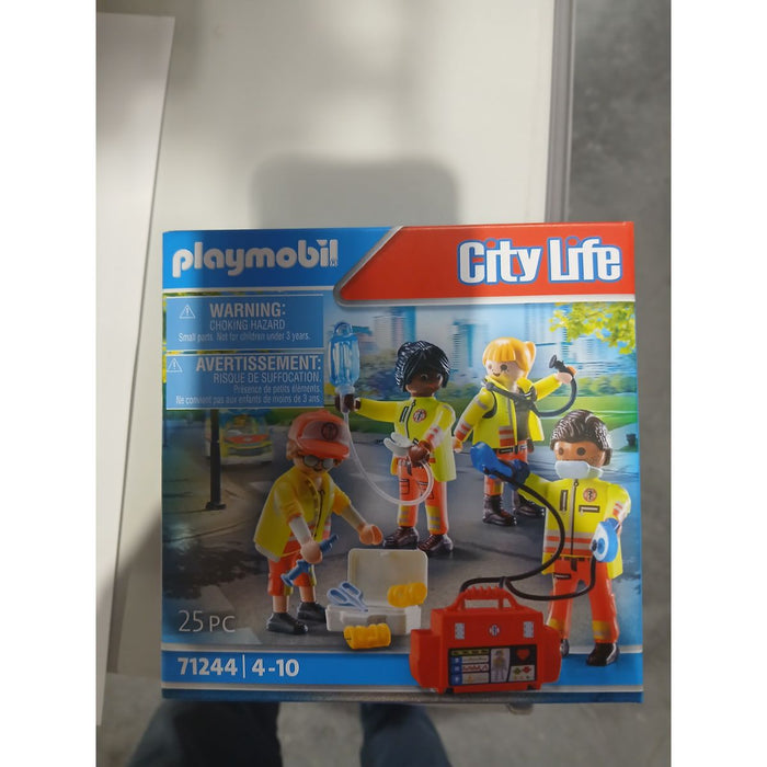 Playset Playmobil 71244 City Life Rescue Team 25 Части