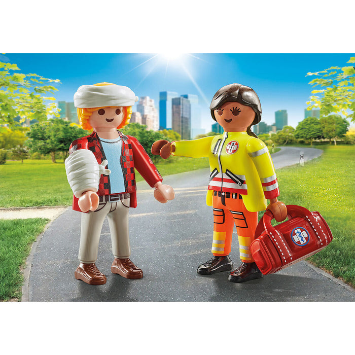 Playset Playmobil 71506 доктор 6 Части