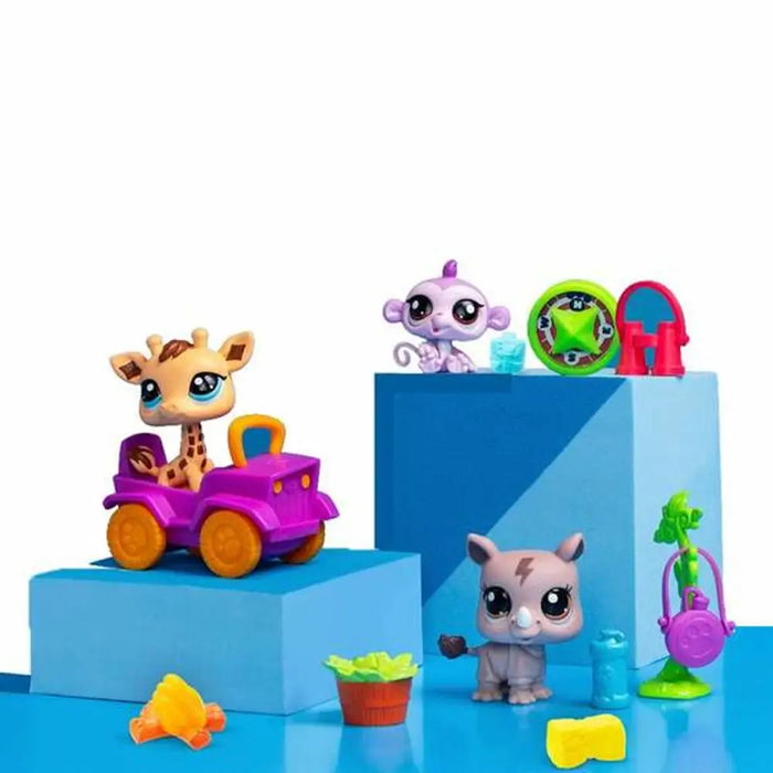 Playset Bandai Littlest Pet Shop SAFARI 8 Части