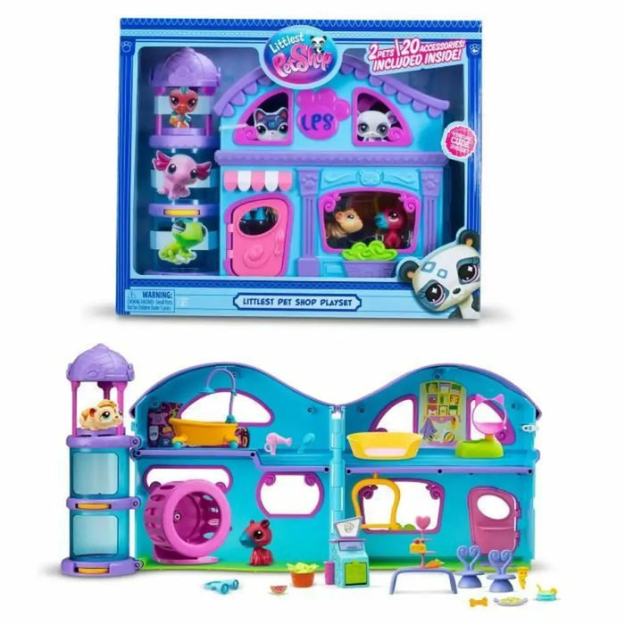 Playset Bandai The Big House Littlest Pet Shop 22 Части