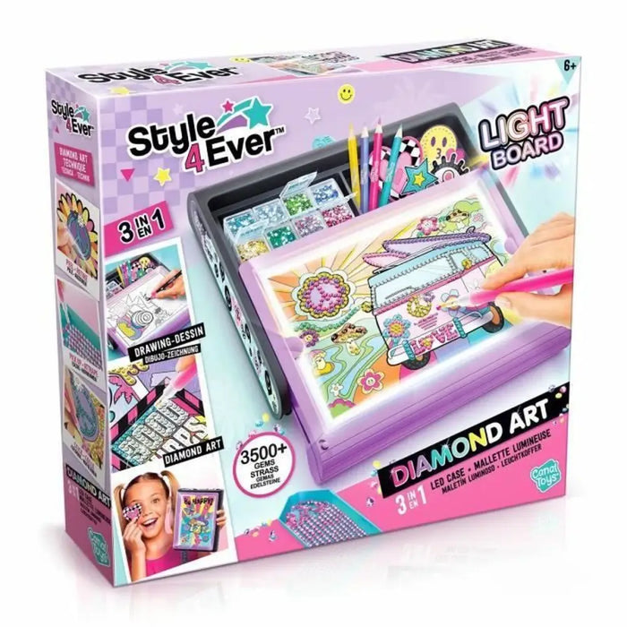 Playset Canal Toys Diamant’Art Lighted Case