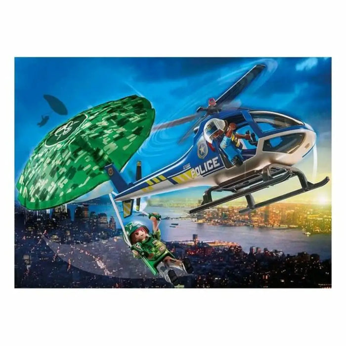 Playset City Action Police helicopter: Parachute Chase