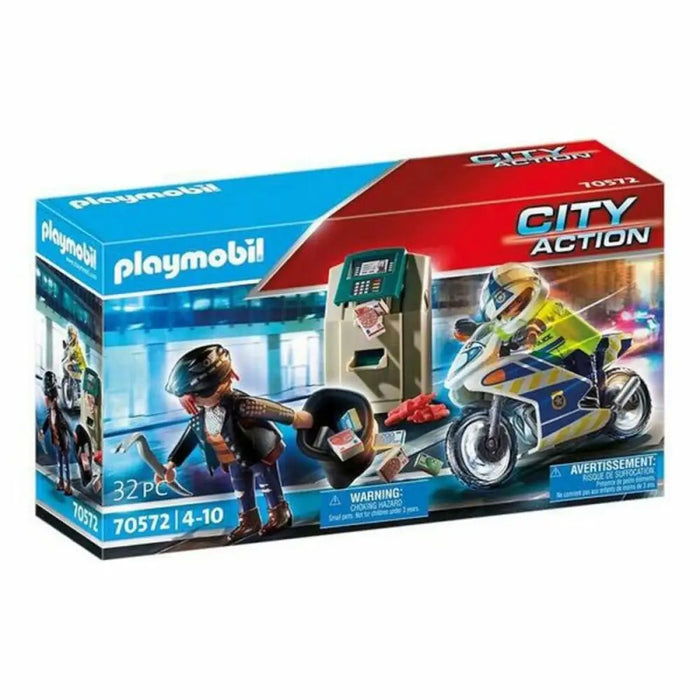 Playset City Action Police Motorbike Playmobil 70572 32