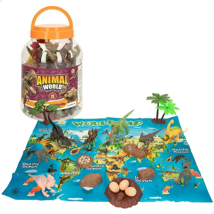 Playset Colorbaby 19 Части 6 броя 17 x 9 x 6 cm Динозаври