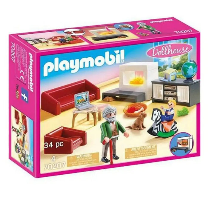 Playset Dollhouse Living Room Playmobil 70207 Комплект