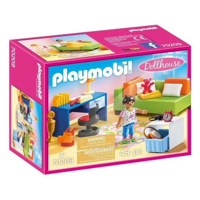 Playset Dollhouse Teenager’s Room Playmobil 70209 (43 pcs)