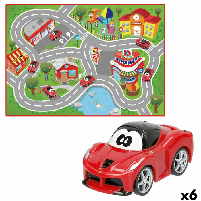 Playset Ferrari 100 x 0,1 x 70 cm 6 броя