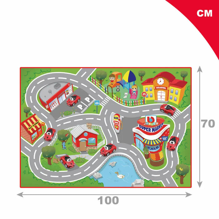 Playset Ferrari 100 x 0,1 x 70 cm 6 броя