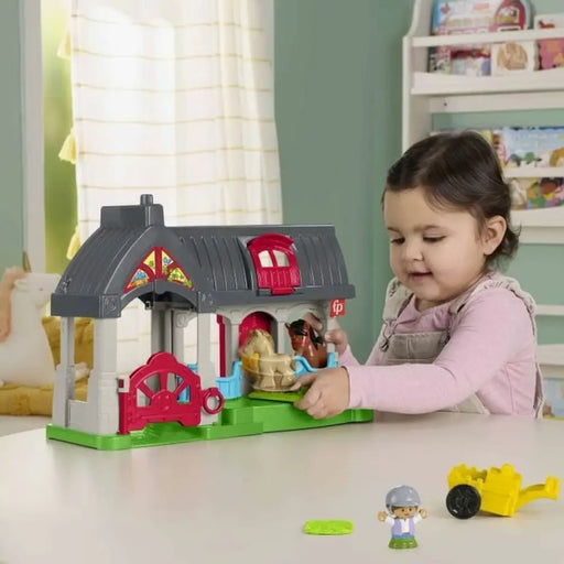 Playset Fisher-Price Happy Horses Stable 7 Части
