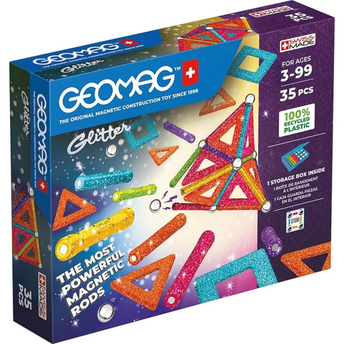 Playset Geomag Glitter (35 Части)