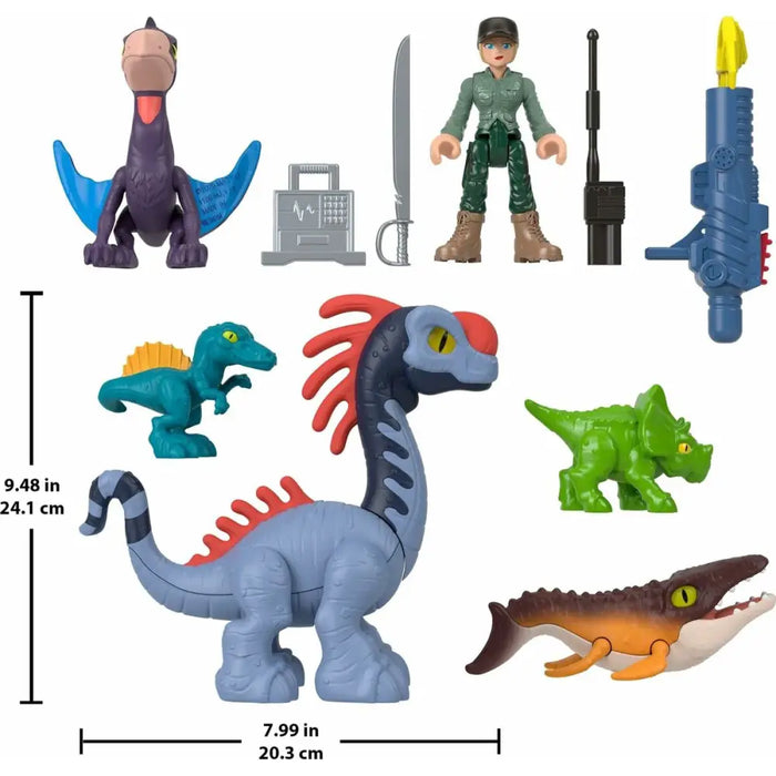 Playset Imaginext Jurassic World Многоцветен 10 Части