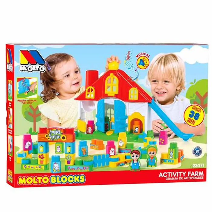 Playset Moltó Звук Ферма 38 Части