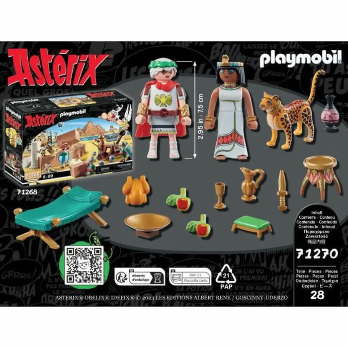 Playset Playmobil 71270 - Asterix: César and Cleopatra 28