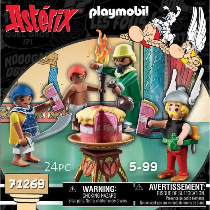 Playset Playmobil Asterix: Amonbofis and the poisoned cake