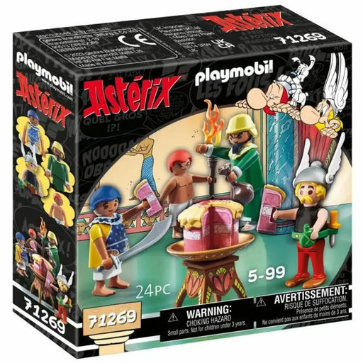 Playset Playmobil Asterix: Amonbofis and the poisoned cake