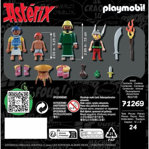 Playset Playmobil Asterix: Amonbofis and the poisoned cake