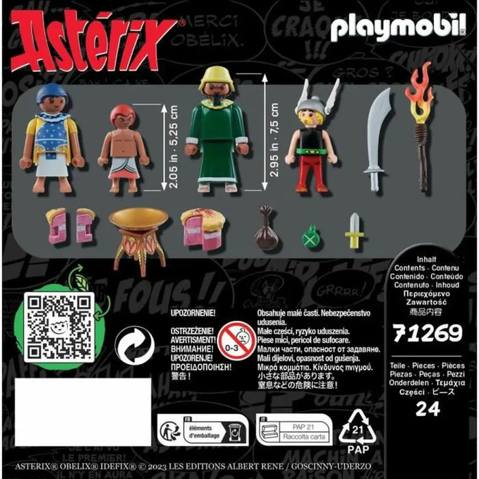 Playset Playmobil Asterix: Amonbofis and the poisoned cake