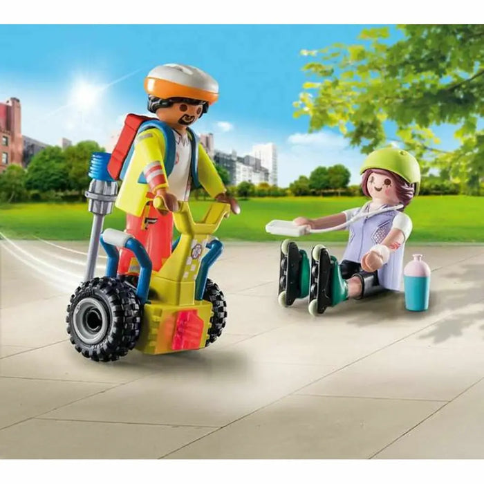 Playset Playmobil City Action - Supervisor with Segway