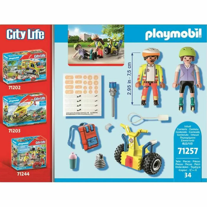 Playset Playmobil City Action - Supervisor with Segway