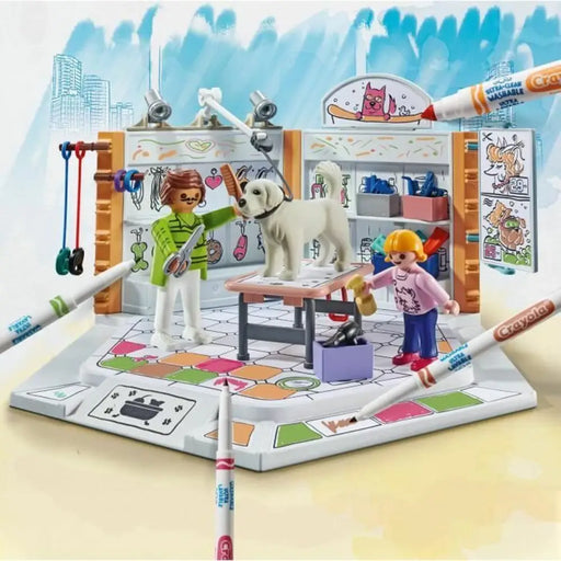 Playset Playmobil Color 71514 Grooming Salon 61 Части